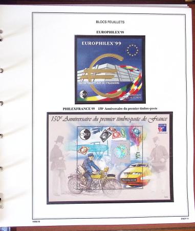 1936-2007, Collection de France en 6 albums en neuf,