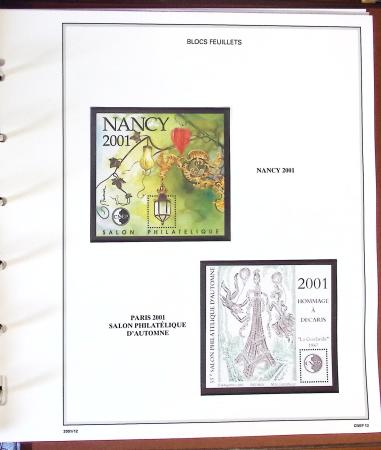1936-2007, Collection de France en 6 albums en neuf,