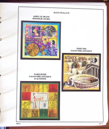 1936-2007, Collection de France en 6 albums en neuf,