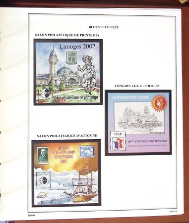 1936-2007, Collection de France en 6 albums en neuf,