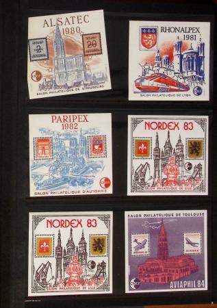 1936-2007, Collection de France en 6 albums en neuf,