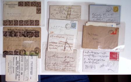 1516-1980 Fascinating postal history lot in stockbooks
