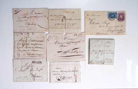 1516-1980 Fascinating postal history lot in stockbooks