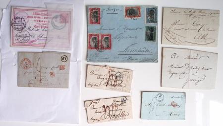 1516-1980 Fascinating postal history lot in stockbooks