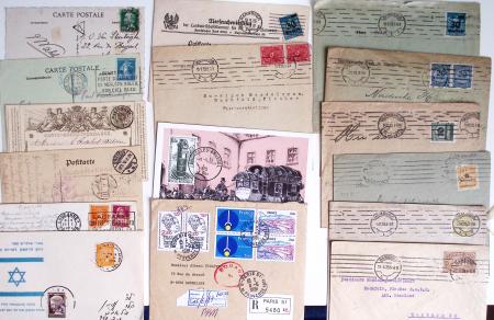 1516-1980 Fascinating postal history lot in stockbooks
