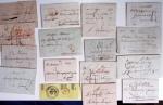 1516-1980 Fascinating postal history lot in stockbooks