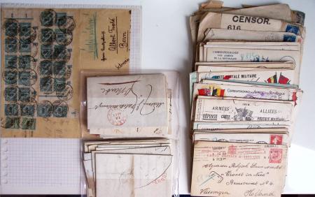 1516-1980 Fascinating postal history lot in stockbooks