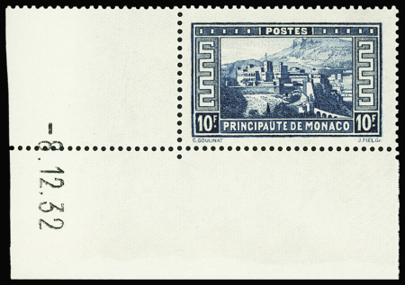 N°119/134 série complète en coin de feuille daté, neuf