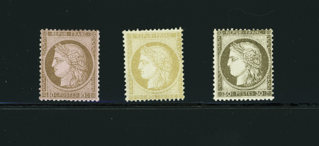 N°54, 55 et 56, neuf *, B/TB