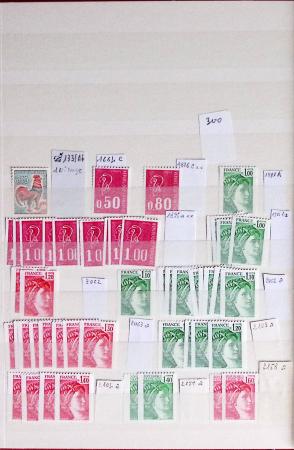 1862-1953, Ensemble intéressant de timbres de France