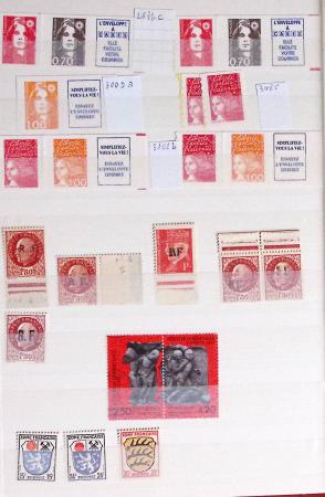 1862-1953, Ensemble intéressant de timbres de France