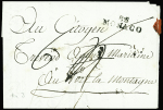 1796 Lettre datée "Fort Hercule an 3 de la République