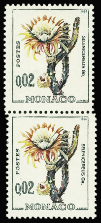 N°537B en paire avec variété piquage décalé, neuf *,
