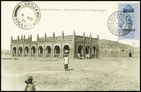 23/10 - 4/11.1926 Raid France Madagascar par Bernard et Bougault, étape Bamako-Lokoja (Muller n°9 Soudan). TB
