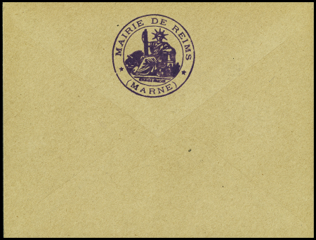 N°199 OBL Orly (18.5.29) sur lettre pour Reims avec vignette Croix-Rouge du 1er congrès international de l'aviation sanitaire Paris 15-20 mai 1929 et signature