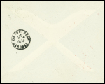 COLLECTION DE LETTRES DE LA LIGNE MERMOZ Maroc n°66 OBL Casablanca (12.3.1919) sur env. témoin sans adresse avec cachet rect rouge