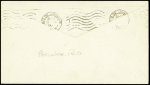 Mission Roig vol de retour Recife Rio - Brésil n°171 OBL CAD violet ovale "Serviço postal aereo Brasil" (9 mars 1925) sur env. illustrée voyage d'études Latécoère