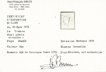 N°49d 80c groseille, obl. GC, TB. Signé Calves, certificat
