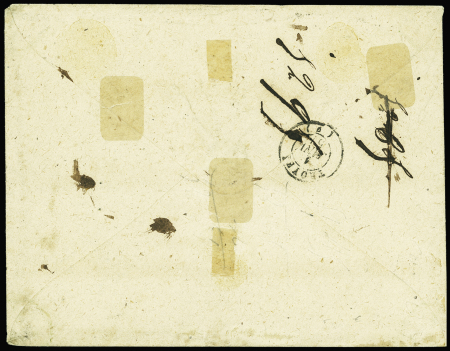 N°18 1f carmin, obl. ETOILE s. Env., càd PARIS (60) 1/1/54, arr. TROYES 1/1, TB/TTB