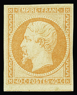 N°16 40c orange, neuf *, TB