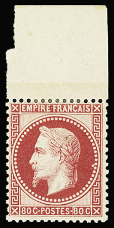 N°32a 80c rose carminé, bdf, neuf *, frais et TB