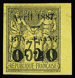 N°4 0f20 sur 35c, normalement sans gomme, bdf, TB