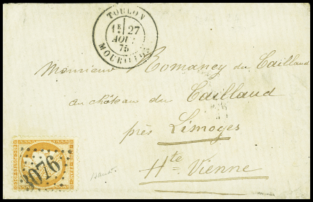 VAR N°38 obl. GC 3076 s. Env., càd T17 TOULON MOURILLON