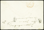 N°21 10c bistre, obl. Taxe 15 DOUBLE TRAIT s. Env. locale, càd PARIS 24/9/67, TB