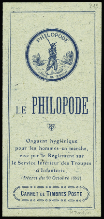 N°235-CP1 Semeuse Camée, 25c. brun-jaune, n°235, LE PHILOPODE, 1er semestre, TB