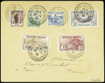N°148/54 obl. VERSAILLES-CHATEAU/CONGRES DE LA PAIX 28/6/19 s. Env., arr. TAIN-L'HERMITAGE 29/6, TB. C