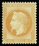 N°31 40c orange, bien centré, neuf *, TB