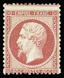 N°24 80c rose, neuf *, TB
