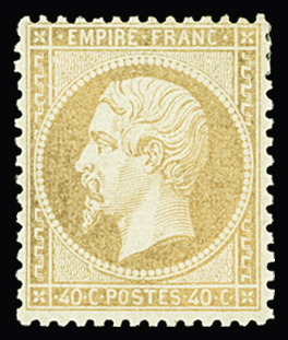 N°23a 40c orange clair, neuf *, inf. ch., TTB, certif. Scheller