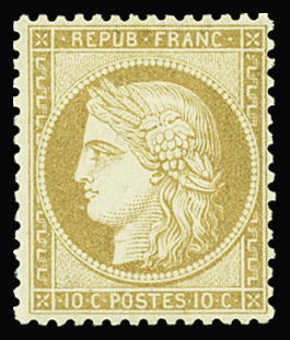 N°36 10c bistre-jaune, neuf *, frais et TB