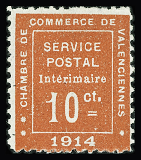 N°1 10c vermillon, neuf *, TB