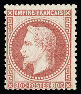 N°32 80c rose, neuf sans gomme, TB