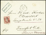 N°32 80c rose, obl. étoile sur lettre de Paris1871