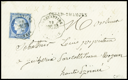 Griffe linéaire "Ouled-Rhamoun" (ind 21, RR et TB)