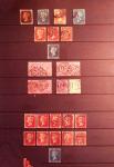 1840-2011 Belle collection en 3 albums avec timbres