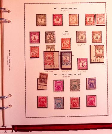 1859-1970 Fin de catalogue en neufs et oblitérés par