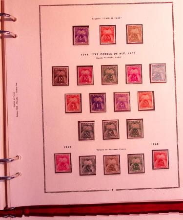 1859-1970 Fin de catalogue en neufs et oblitérés par