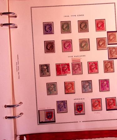 1859-1970 Fin de catalogue en neufs et oblitérés par