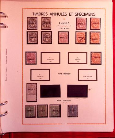 1859-1970 Fin de catalogue en neufs et oblitérés par