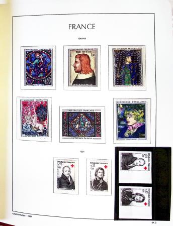 1960-1984, Collection de France neuve en album Leuchturm