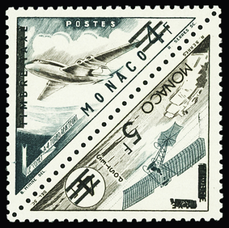 N°457/458c, variété sans surcharge 5F sur 457, neuf