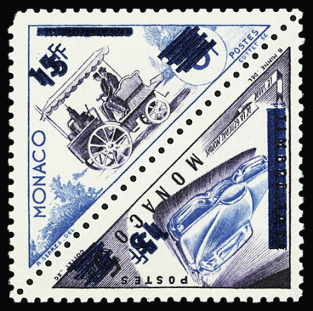 N°461/462a variété double surcharge, neuf **, TB