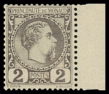 N°2 2c violet-gris, bdf, neuf **, TB