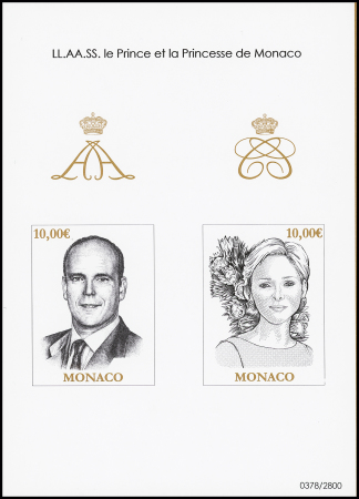 BLOC-FEUILLET N°103 "Monaco Phil 2015" dans un encart