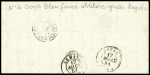 N°4a 25c bleu foncé obl. grille plus CàD La Guerche-de-Bretagne