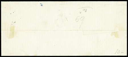 N°13Aa 10c citron, obl. étoile plus CàD "lettre affranchie